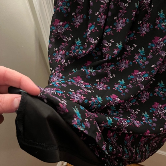 Floral Torrid Dress with Back Cut Out - Picture 7 of 9